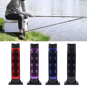 Portable Fishing Rod Holder Fishing Rod Stand Vertical Mounted Easy to Use Fishing Rod Placement Tube for Fishing Box