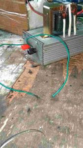 DIY FISH STUNNER/SHOCKER TRANSFORMER 2 AMPER MOSFET type