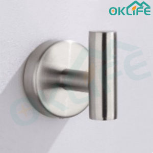[OKLIFE.SG]Matte Black 3M Adhesive Key Towel Holder for Bathroom Kitchen Wall Hook Stainless Steel Clothes Hanging Hooks