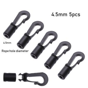 SIXIS 5/10pcs Bungee Shock Tie Outdoor Tool Plastic POM Clips Camping Tent Hook Clothesline Straps Hooks Elastic Ropes Buckles Rope Buckle