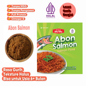 Abon Anak MPASI No MSG Varian Abon Ikan Salmon Mulai Usia 7+ Bulan