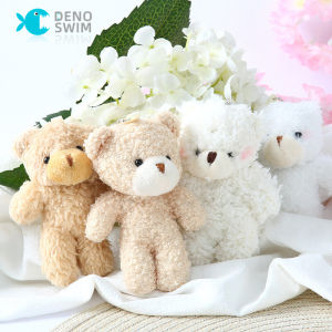 DENOSWIM Small Mini Teddy Bear Stuffed Toy Cute Bear Plush Doll Kids Lovely Animal Plush Toy Keychain Pendant Kid Birthday Gift