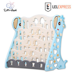 ชั้นวางหนังสือ ชั้นวางหนังสือสําหรับเด็ก พร้อมชั้นเก็บของเล่น Giraffe Kid Bookshelves Bookshelf ชั้นวางหนังสือเด็ก
