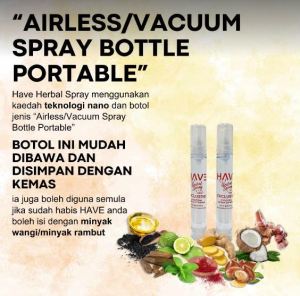 HAVE herbal spray 15ml new Original HQ / Nano spray joint care pain relieve for fast result / krim sakit lutut sendi kaki by Sheikh Muszaphar