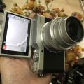 Máy ảnh Panasonic Lumix Gf9 và ống kính 12-32. 