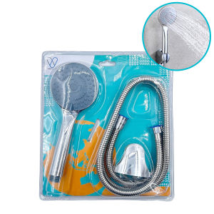 ฝักบัวอาบน้ำ ปรับได้ 5 ระดับ พร้อมสายยาว 150 cm และตัวยึดผนัง