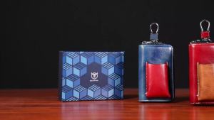FCBULLCAPTAIN Hộp Quà Tặng Bao Da Chìa Khóa Cao Cấp Thời Trang Thường Ngày Chống Thất Lạc Chìa Khóa Xe Hơi Túi Đặc Biệt Có Khóa Kéo