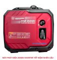 MÁY PHÁT ĐIỆN  inverter 2000W giảm âm chống ồn dùng cho mọi gia đình công xưởng công trường đi du lịch trọng lượng máy 18kg. 