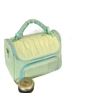 STARGOODS Waterproof Womens Makeup Bag PU Leather Ballet Style Washing Storage Bag Multi-functional Handbag Bowknot Cosmetic Bag Travel