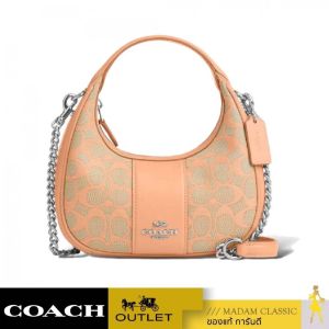 ของแท้ 💯% กระเป๋าสะพายข้าง COACH CT773 CARMEN MINI CROSSBODY IN SIGNATURE JACQUARD (SVS9W)