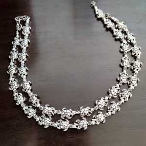 NEW ARRIVAL SILVER OXIDIZED ANKLETS PREMIUM QUALITY READY STOCK