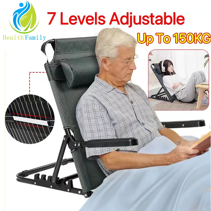 Chair Relaxing Bedchair Folding Recliner Gaming Chair Computer Chair Lazy Chair Adjustable Elderly Bed Backrest Back Rest Portable Backrest Support Disability Aid for Bed Lazada PH