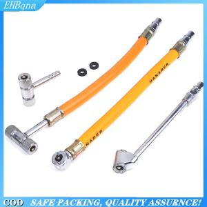 [COD] Inflatable Bike Motorbike Truck Tyre Inflator Connector Hardware Tools Car Nozzle Valve Air Hose Inflating Needles Pump