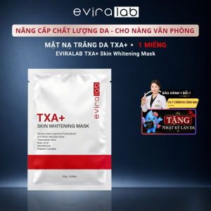 |FLASH SALE| Mặt Nạ Dưỡng Trắng EVIRALAB TXA+ 1 miếng 23g Hỗ Trợ Mờ Thâm Nám Cấp Ẩm Cho Nữ Văn Phòng Da Xỉn Màu