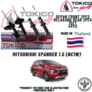 MITSUBISHI XPANDER 1.5 (NC1W) (FRONT / REAR) 100% BRAND TOKICO TKC SHOCK ABSORBER