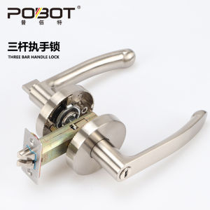 Three-rod Handle Lock Zinc Alloy Indoor Door Lock Room Door Passage Door Heavy-duty Three-rod Ball Handle Lock 三杆式执手锁 锌合金 室内 门锁 房间门 通道门 重型三杆球形执手锁 FUNIANQI