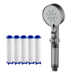 Shower Head with High Pressure Removable Cartridges for Hard Water Water Saving Rainfall Showerhead for Bathroom Hotel & Home Use