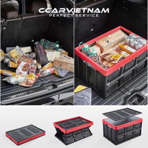 Thùng đựng đồ ô tô gấp gọn để cốp sau dung tích 30L Và 56L kèm túi lót chống nước