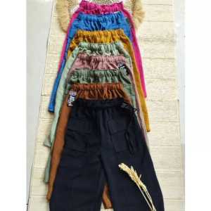 (GRATIS ONGKIR) CELANA KULOT ANAK CRINKLE AIRFLOW ANAK /CELANA KULOT ANAK KANTONG POCKET CRINKLE