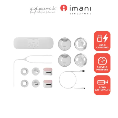 Imani iBox Pro 2-in-1 Electrical Breast Pump (Hospital Grade + Wearable)