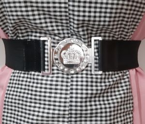 ikat pinggang wanita bahan karet melar/belt lebar 5cm termurah