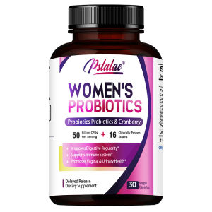 Women’s Probiotic Supplement 50 Billion CFU 16 Strains with Organic Cranberry  Digestive Support