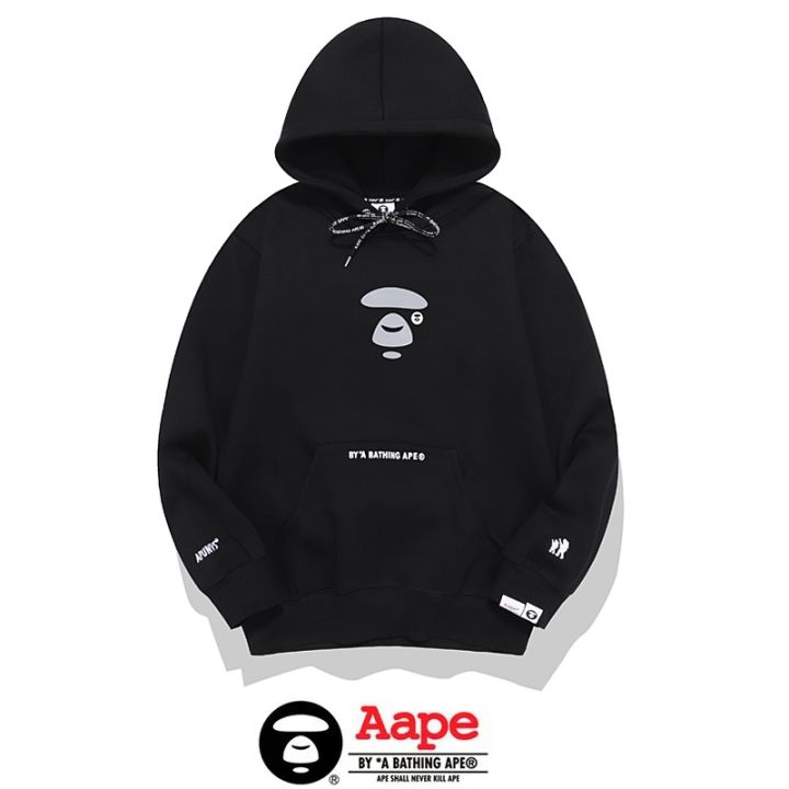 Aape clearance hoodie black