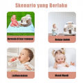 【Besty】Inflatable Baby Sofa Kursi Duduk Sofa Bayi Chair Tiup Dengan Music Bayi Tiup Belajar Duduk. 