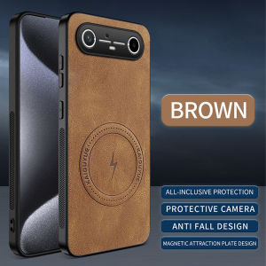 Phone Case for Tecno Spark Slim PovaSlim SparkSlim 4G 5G 2025 Casing Hard Case with Lightning Logo Magnetic Function and Business-Style Back Cover