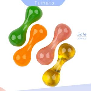 Tumato ของเล่นบีบอัดนิ้วแบบหมุนได้ทำจากเรซิ่นใช้นวดคลายความเครียดนวดกดจุดด้วยมือ