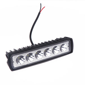 438178 ZXC Car LED Light Bar 12V 18W 6000K Work Light For Car Motorcycle Truck Trailer Offroad Headlights Driving Light