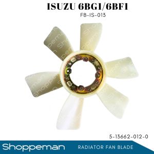 ISUZU 6BG1 6BF1 RADIATOR FAN BLADE 470mm-105-136-6 FB-IS-013 5-13662-012-0 / 5-13662-183-0