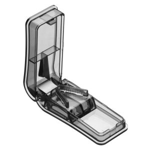 JUSTODO Du lịch Với Bảo Vệ Lưỡi Lá Chắn an toàn Y học Slicer Viên Thuốc nhỏ Splitter Nhiều Pill Cutter Máy tính bảng Chia Cho Nhỏ hoặc Lớn