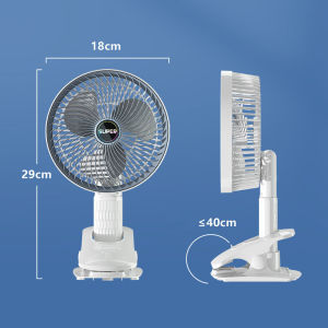 Portable fan USB Rechargeable 3-gears Wireless Electric fan hand fan Clip Circulator Cooling Fan for camping Desktop Office