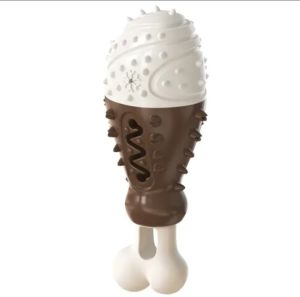 [SG Ready Stock] Chew Durable Nibble toy Molars Training Prickly Turkey Leg Shaped Dog Chewy Molar Stick