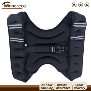 Durable 5KG Weighted Vest with Reflective Stripe for Gym Running and Outdoor Fitness Training
