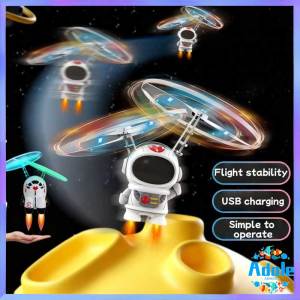 Spaceman Robot Flying Toys for Kids Astronaut Induction Magic Ball 360° Rotating Interactive Toys
