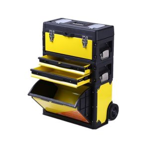 【Free Gift + 24 Hours 】3 in 1 Combined Pull rod toolbox 901 heavy duty portable detachable premium trolleybox