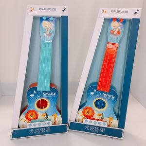 44CM Kids Guitar & Ukelele Premium / Gitar & ukelee Kanak-kanak Kids Musical Instrument Cute Ukulele Plastic Guitar