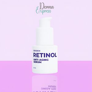 DERMA EXPRESS Retinol Anti Aging Serum Mengatasi Garis Keriput Pada Wajah dan Penuaan Wajah