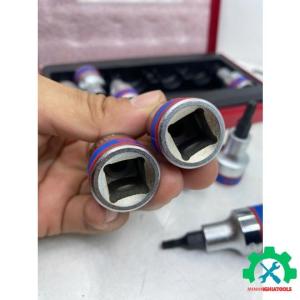 Bộ đầu tuýp 1/2" lục giác bông 9 chi tiết Kingtony 4109PR