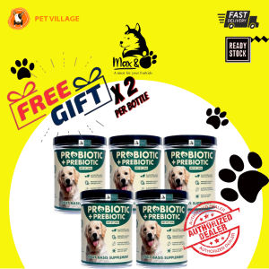 *FREE GIFT*MAX & PAW All Natural Organic Prebiotic & Probiotic Pet Supplement Powder For Dogs 益生菌 200g