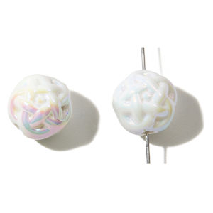 pcs/bag 11mm UV Colorful Acrylic Beads Loose Spacer Beads For Jewelry Making DIY Charms Bracelet Necklace Accessories