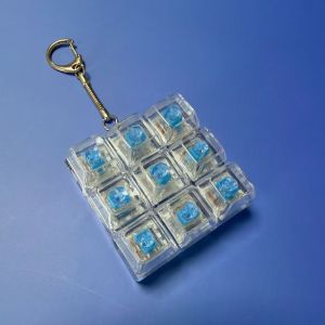 VIVIDI Button Keycap Finger Keyboard Stress Relief 4/5 Keys Fidget Keychain  Gadget Pinch Toy Adult