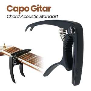 Capo Gitar Akustik Senar 6 Chord Acoustic Standart Zinc Alloy