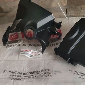 PLASTIK COVER TUTUP MESIN SET KANAN KIRI MIO SPORTY ATAU SMILE NOUVO ORIGINAL YGP