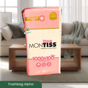 Facial Tissue Montiss 1000gr 2 ply jumbo Tisu 1000 Sheet Murah