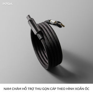 Dây Cáp Sạc Nam Châm Baseus 100W Chống Rối Type C to C Cho Điện Thoại iPhone Laptop Macbook iPad