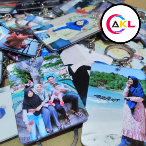gantungan kunci foto akrlik  gantungan foto kunci gantungan kunci couple gantungan kunci foto sendiri