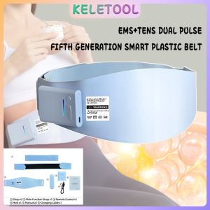 EMS pulse massage belt menstrual heating pad  abdominal fitness equipment micro current weight loss and slimming